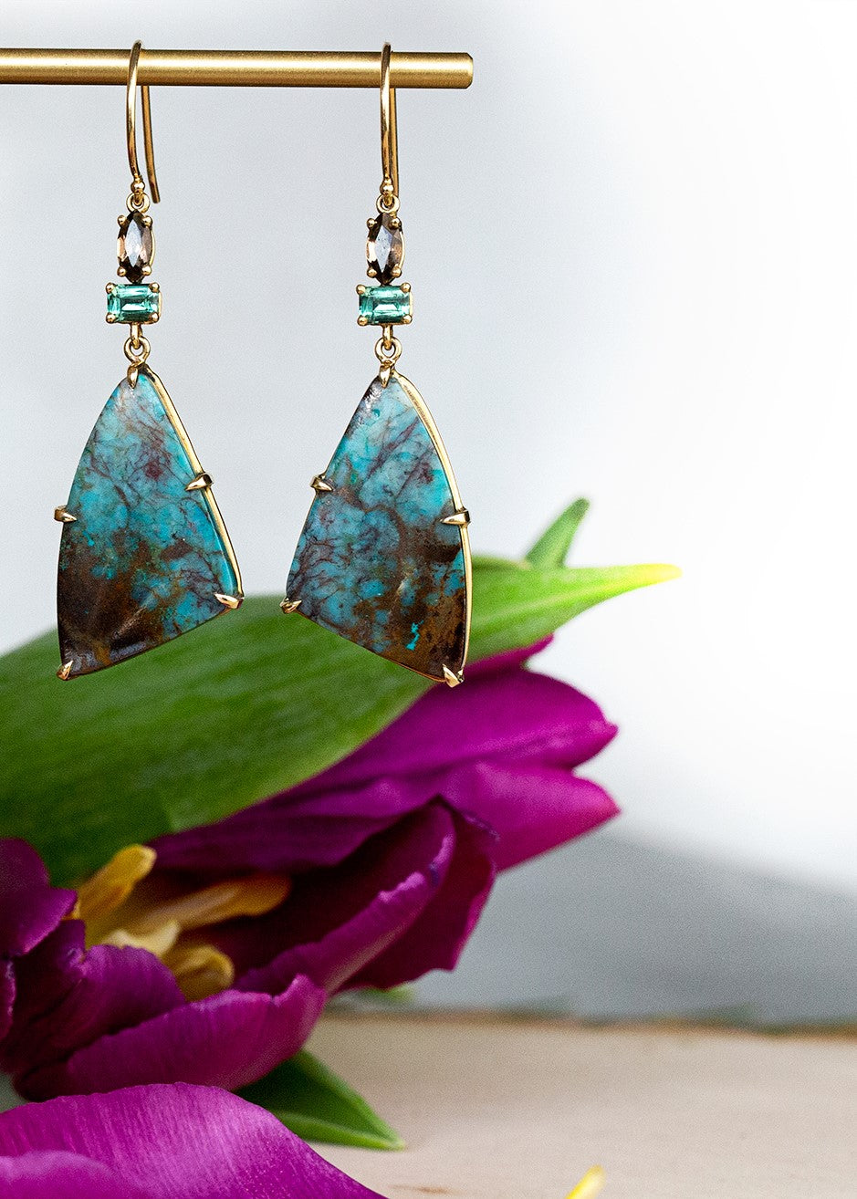 Blue Butterfly Earrings