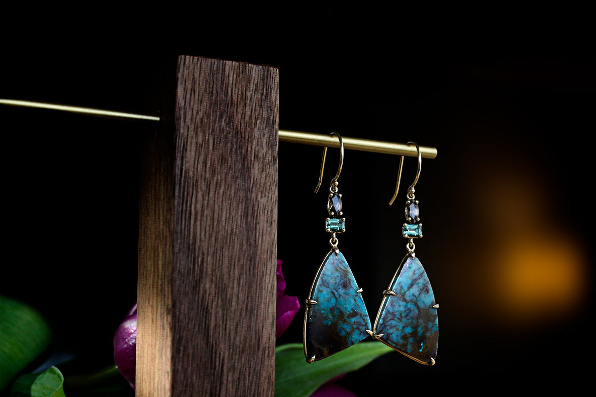 Blue Butterfly Earrings
