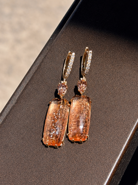 Rosé Earrings