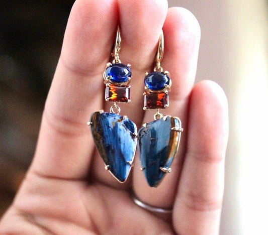 Pietersite Wing Earrings
