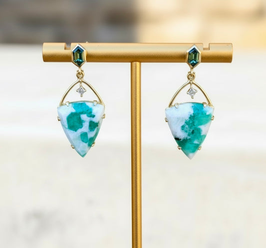 Sea Glass Earrings