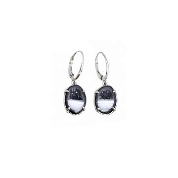 Black and White Striped Geodes