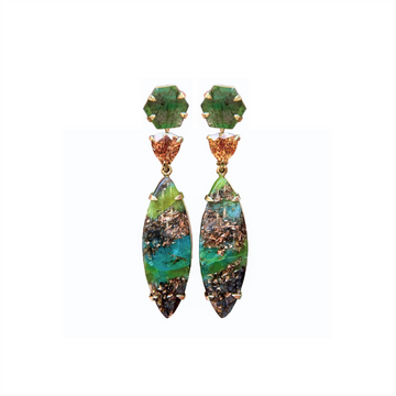 Emerald Pool Earrings