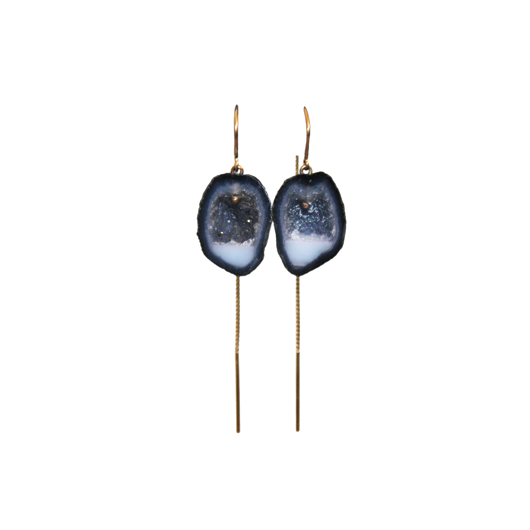 Geode Ear Threaders