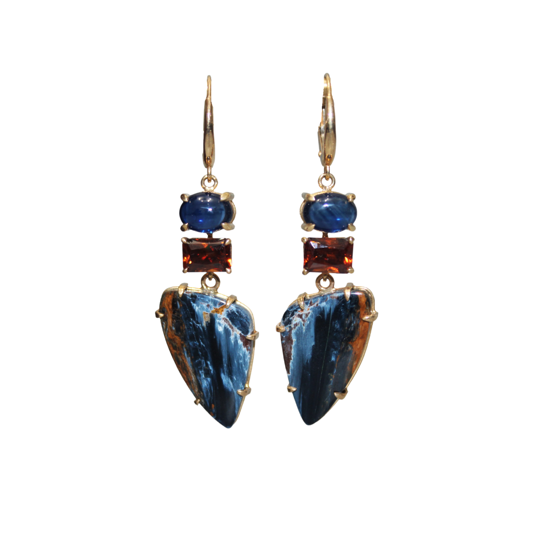 Pietersite Wing Earrings