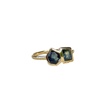Balance Sapphire Duo Ring