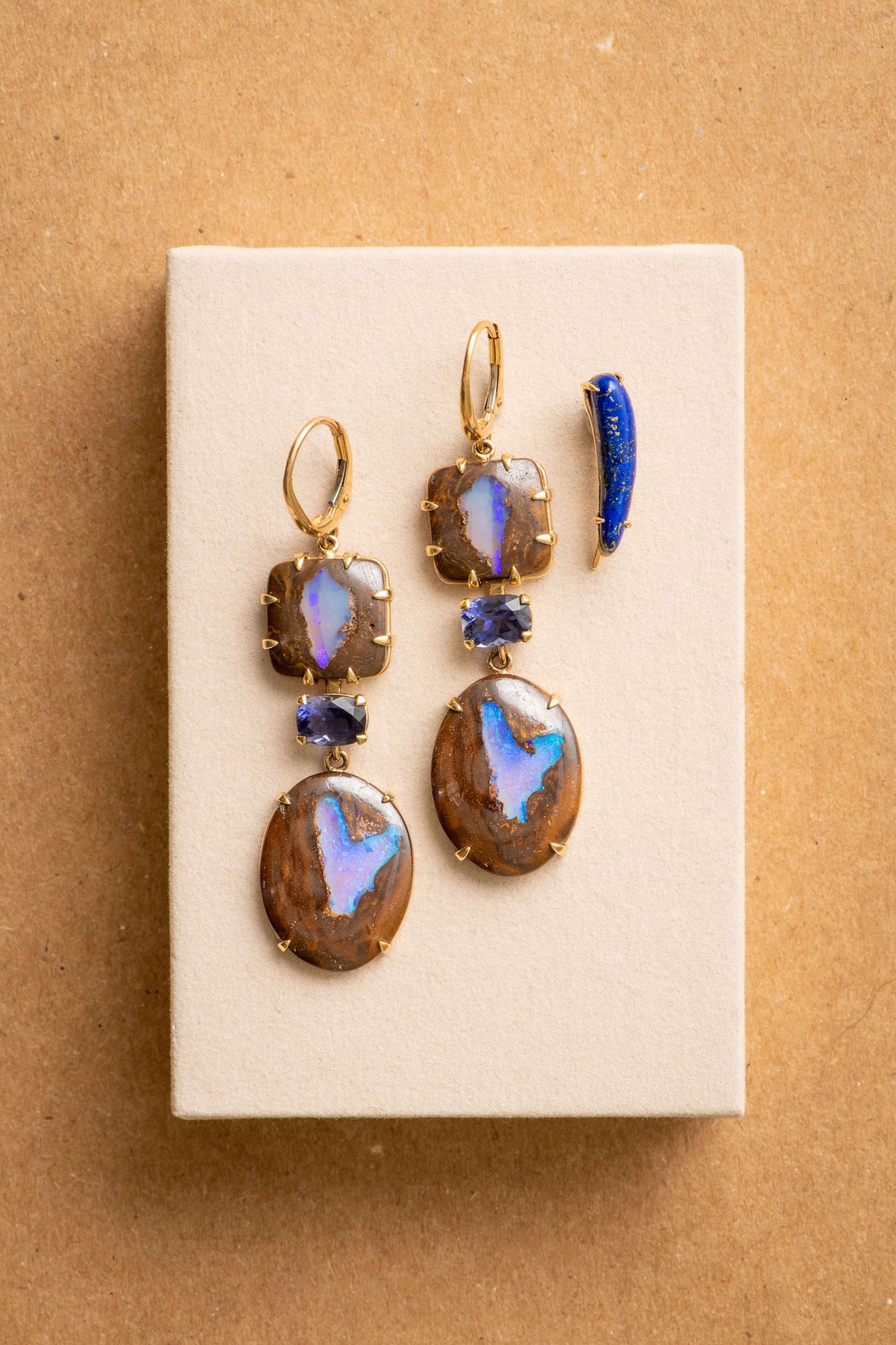 Boulder Opal Hearts