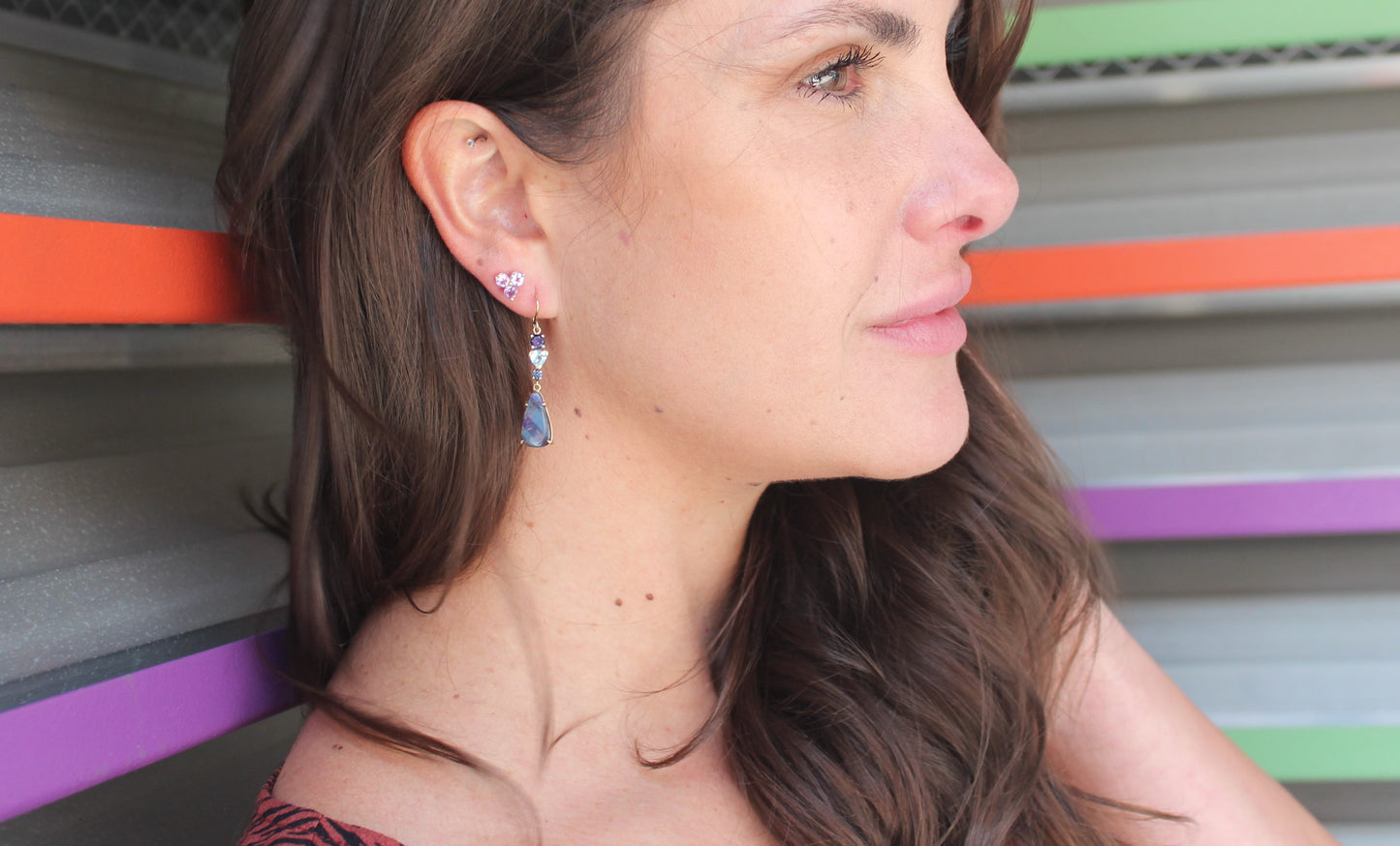 Boulder Opal Drop Earrings