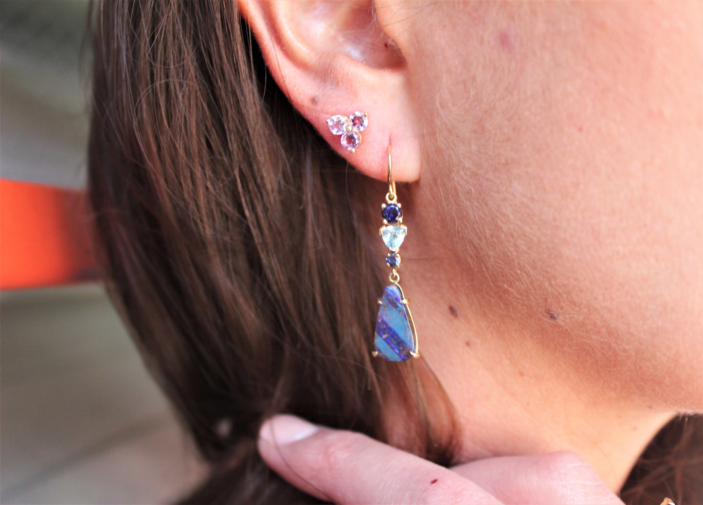 Boulder Opal Drop Earrings