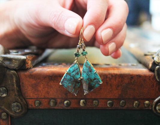 Blue Butterfly Earrings