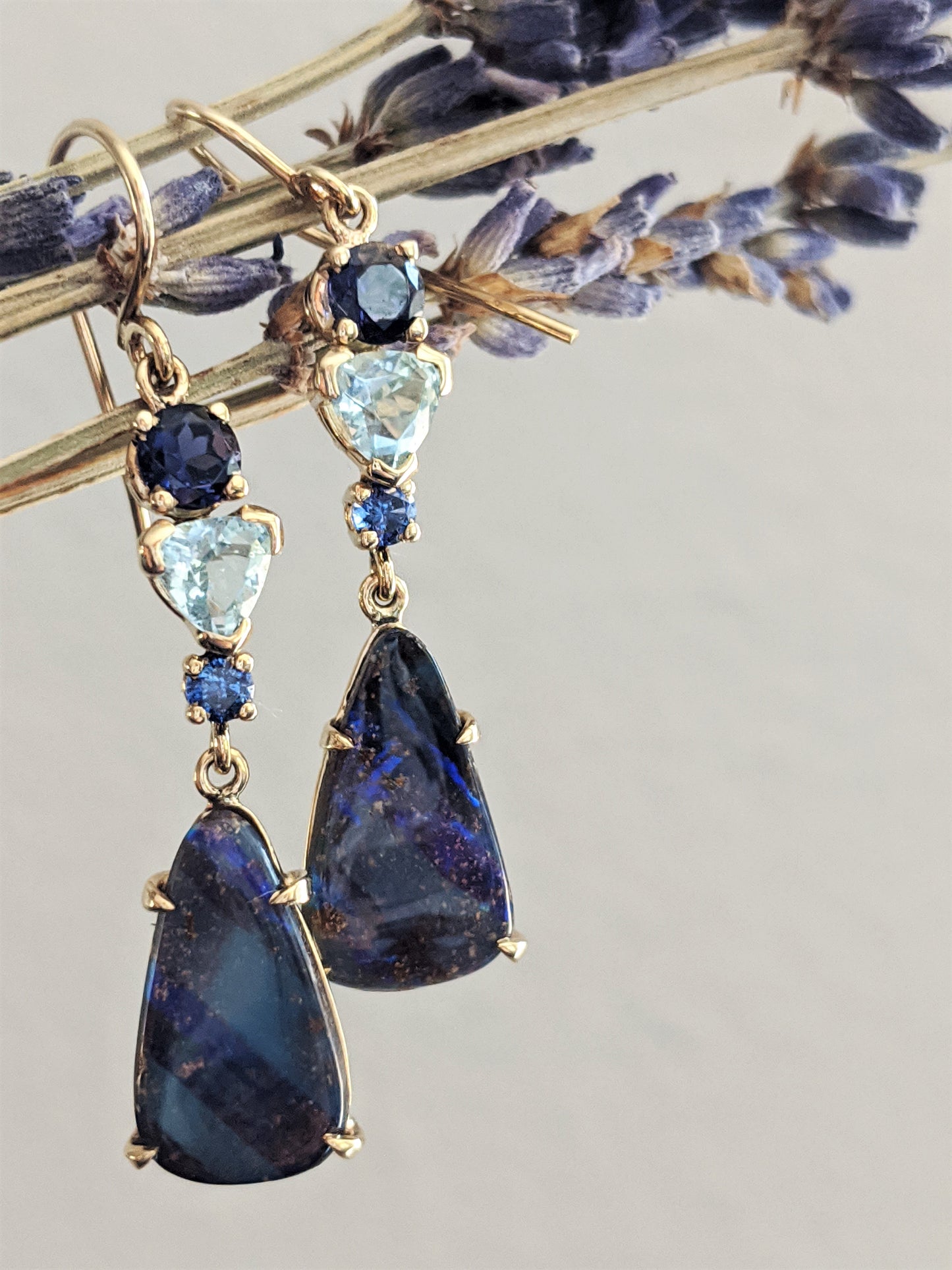 Boulder Opal Drop Earrings