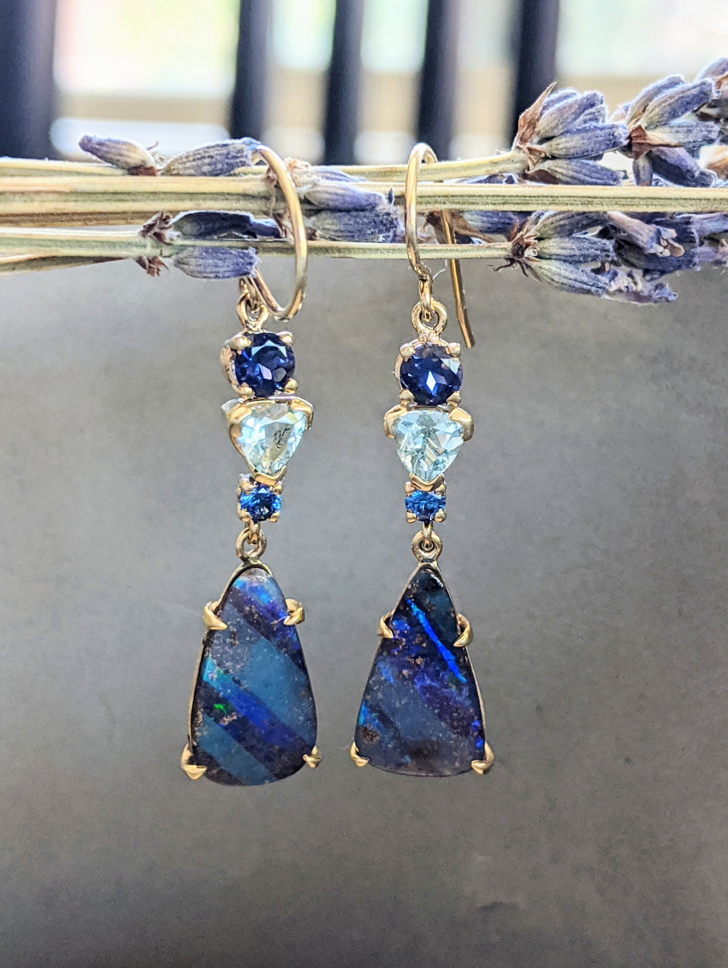 Boulder Opal Drop Earrings