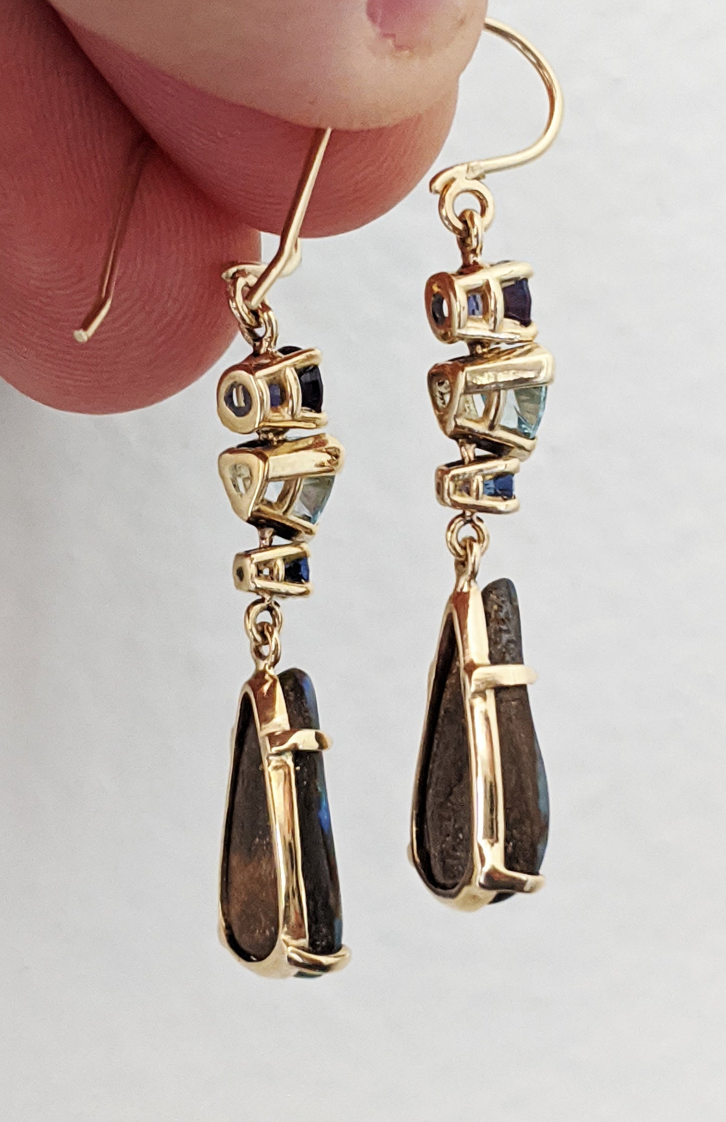 Boulder Opal Drop Earrings