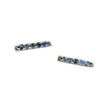 Shades of Blue Bar Studs